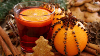 Mulled wine tea cinnamon star - ernest william christmas free wallpaper