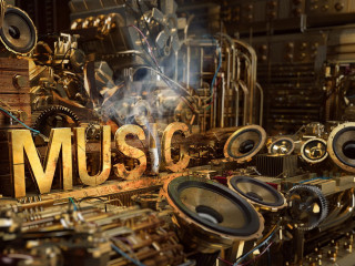 Musical instruments speakers room music - musical free wallpaper