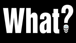 Skull hat what white letters - a silk screen free wallpaper