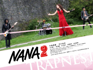 Woman red dress playing guitar 2 - an zhengwen free wallpaper