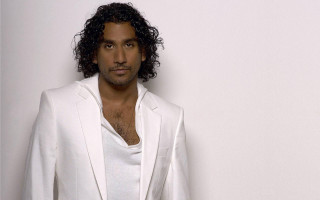 White suit man portrait black - a white suit free wallpaper