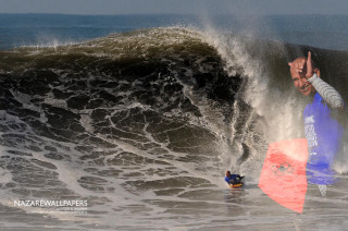Man riding wave surfboard ocean 26 - top of a surfboard in the ocean free wallpaper