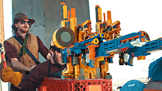 Man sitting toys gun hat - his hand and a hat free wallpaper