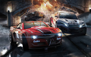 Car truck tunnel train coming - a train free wallpaper