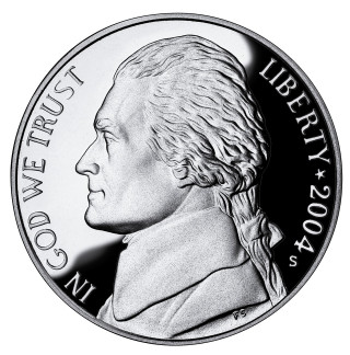 Silver coin portrait man profile - free portrait wallpaper