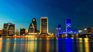 City skyline bridge river night 54 - dave arredondo free wallpaper