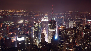 City lights night sky stars - new objectivity free wallpaper