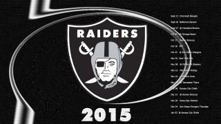 Oakland football logo black background - realism free wallpaper