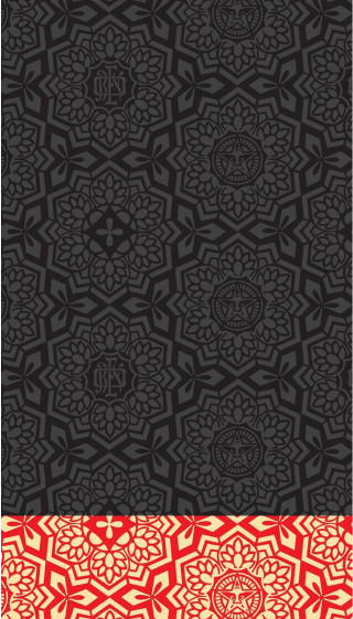 Red black background pattern design 2 - private press free wallpaper