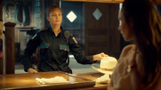 Woman police uniform counter hat - leesha hannigan free wallpaper