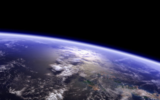 Earth view europe middle east - a view of the earth free wallpaper