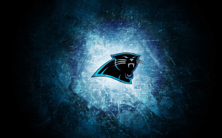 Blue black panther logo dark - a dark background free wallpaper for desktop