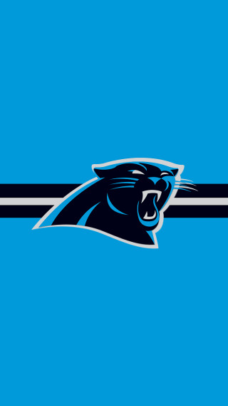 Blue black panther logo background 2 - a black stripe free wallpaper
