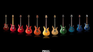 Guitars colorful sizes background row - eric peterson free wallpaper