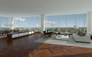 Living room couch table city - a view of the city free wallpaper