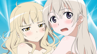 Anime girls blonde hair blue 10 - concept art free wallpaper