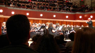 Conductor orchestra performance auditorium crowd - the sideline free wallpaper