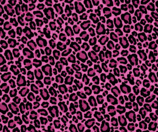 Pink black leopard print fabric - spot free wallpaper