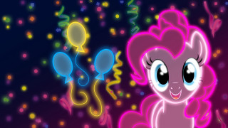Pink pony pink mane blue - a pink pony free wallpaper