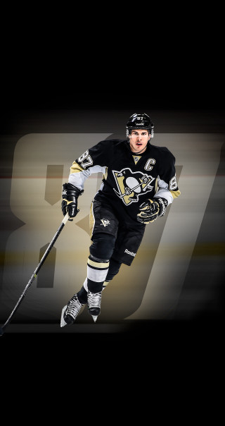 Hockey player running puck number - digital art free wallpaper