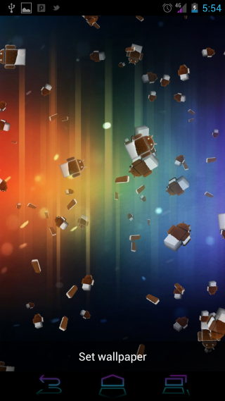 Colorful background flying boxes rainbow - a rainbow background free wallpaper