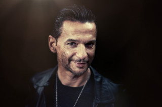 Man black jacket necklace smiling - anthony angarola free wallpaper