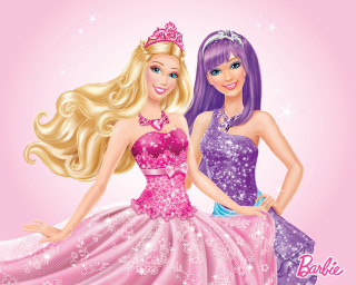 Barbie dolls pink purple dresses - anna and elena balbusso free wallpaper