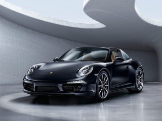 Black porsche garage circular window - ceiling free wallpaper