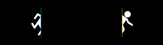 Person standing wall pole dark - ascii art free wallpaper