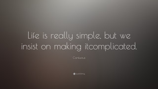 Life simple complicated minimalism wireframe - life free wallpaper