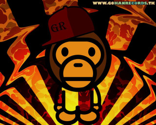 Monkey hat red cap fire - a monkey with free wallpaper