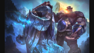 Man armor giant iceberg fantasy - dom qwek free wallpaper