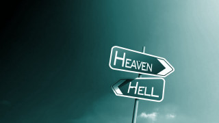 Street signs opposite directions pole - a pole free wallpaper