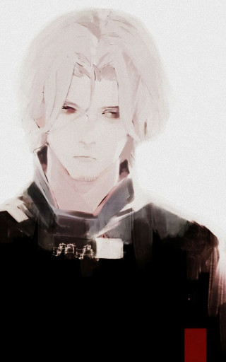 White hair black shirt red - armin hansen free wallpaper