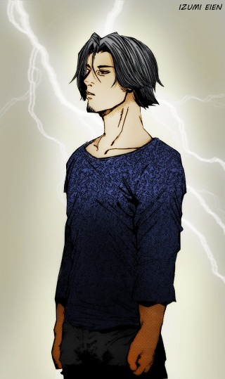 Man lightning background drawing artwork - a drawing of a man free wallpaper