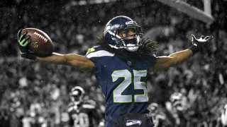 Football player celebrating victory arms - a ball in the air free wallpaper