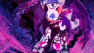 Cat alice prin purple pink - back leg free wallpaper