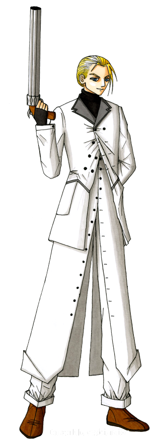 Man white coat gun cigarette - cosmo alexander free wallpaper