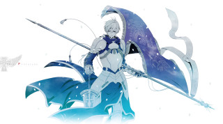 Woman sword shield blue umbrella - a blue umbrella free wallpaper