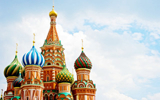 Large building many domes sky - many free wallpaper