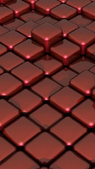 Red background square tiles red - alberto burri free wallpaper