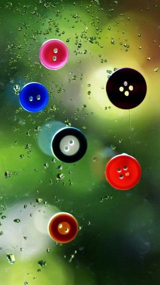 Buttons rain window green blurry - a blurry background free wallpaper