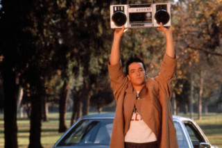 Man radio car park trees - movie scene free wallpaper