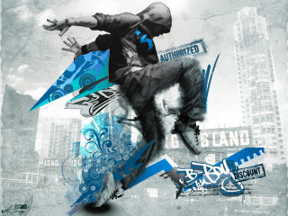Man skateboard air blue white - a man riding free wallpaper