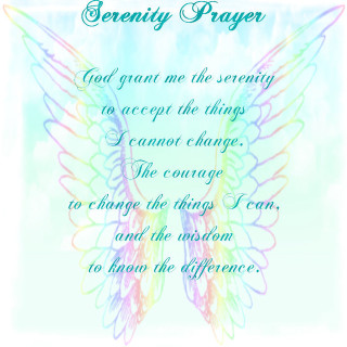 Rainbow colored angel wings serenity - anne rigney free wallpaper