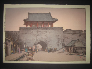 Chinese gate sky background building - a sky background and a building in the background free wallpaper