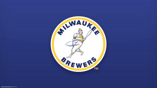 Milwaukee brewers logo blue background - a surfboard free wallpaper