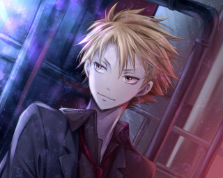 Blonde man black shirt window - madhouse free wallpaper