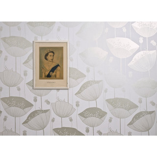 Woman hanging wall flowers background - a flemish baroque free wallpaper