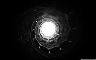 Dark room light circular window - circular free wallpaper for desktop